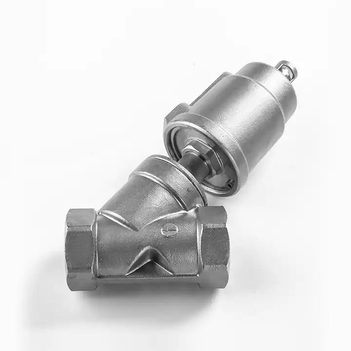 Stainless Steel Pneumatic Seat Valve Thread Connection Actuator ...