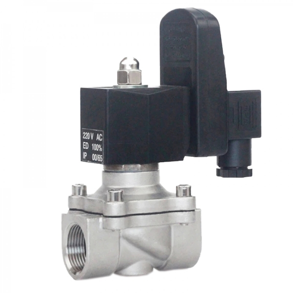 2 way Direct Acting Stainless Steel Water Solenoid valve Wiith timer 230v 12V 24v Normally Closed