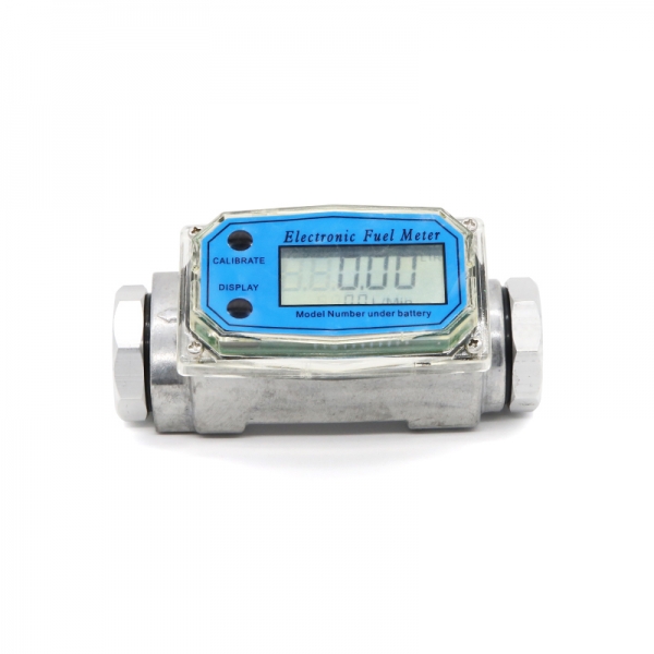 1/2 inch to 2 inch High-Precision Turbine Flowmeter Aluminum Alloy Electronic Digital Display For Water Diesel and Gasoline