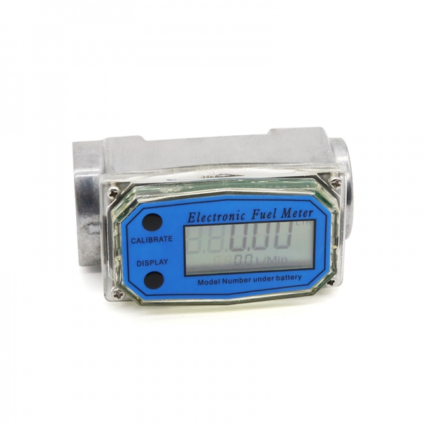 1/2 inch to 2 inch High-Precision Turbine Flowmeter Aluminum Alloy Electronic Digital Display For Water Diesel and Gasoline