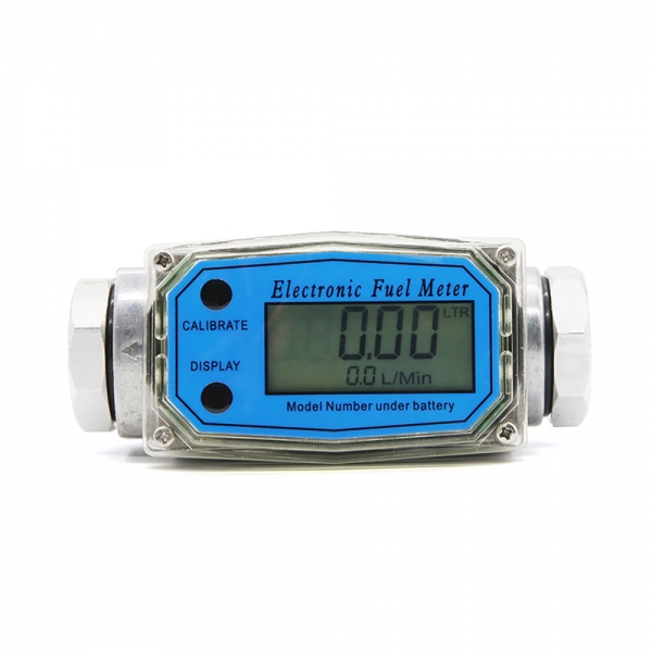 1/2 inch to 2 inch High-Precision Turbine Flowmeter Aluminum Alloy Electronic Digital Display For Water Diesel and Gasoline