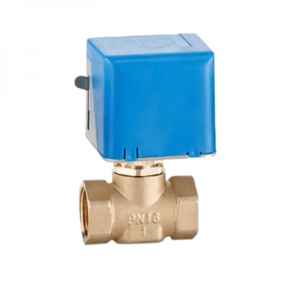 Two Way/Three Way Brass AC220V AC24V Motorized Ball Valve Three Wire Two Control Globe Valve 