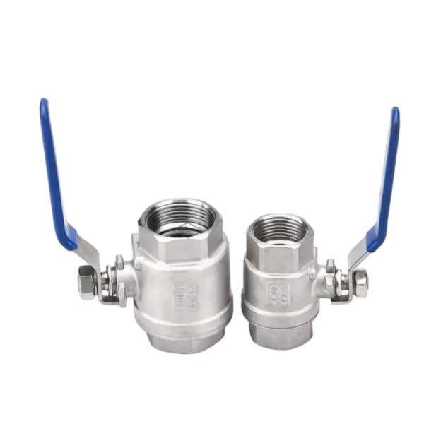 DN15-DN100 304 Stainless Steel Manual Valve Two Pieces Two Way Female Thread Manual Valve