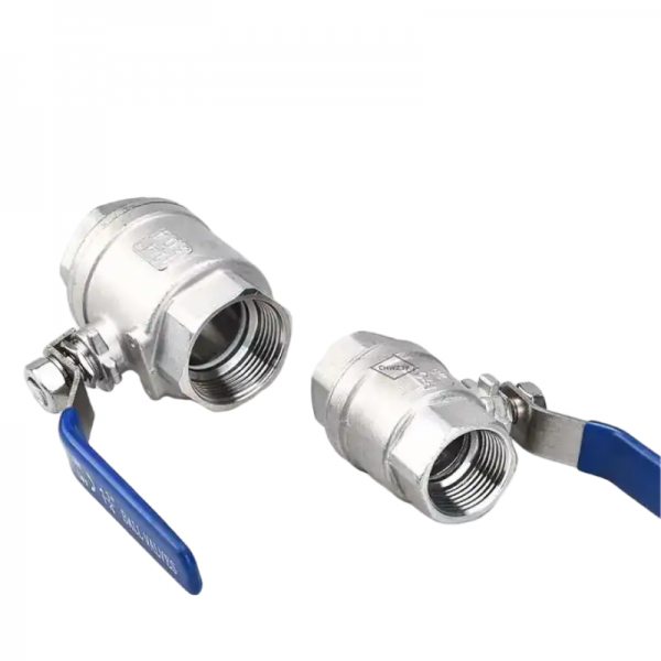 DN15-DN100 304 Stainless Steel Manual Valve Two Pieces Two Way Female Thread Manual Valve