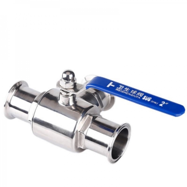 19mm to 57mm Quick Release 304 Stainless Steel Three Way Ball Valve Food Grade Sanitary L/T Type Tri-clamp Manual Ball Valve