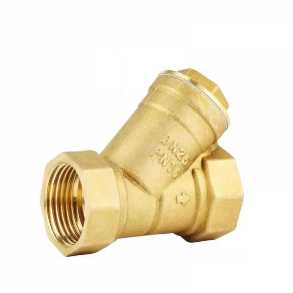 Female Inline Y Mesh Strainer Threads Filter Brass filter valve Y Shaped Brass Strainer Filter Valve