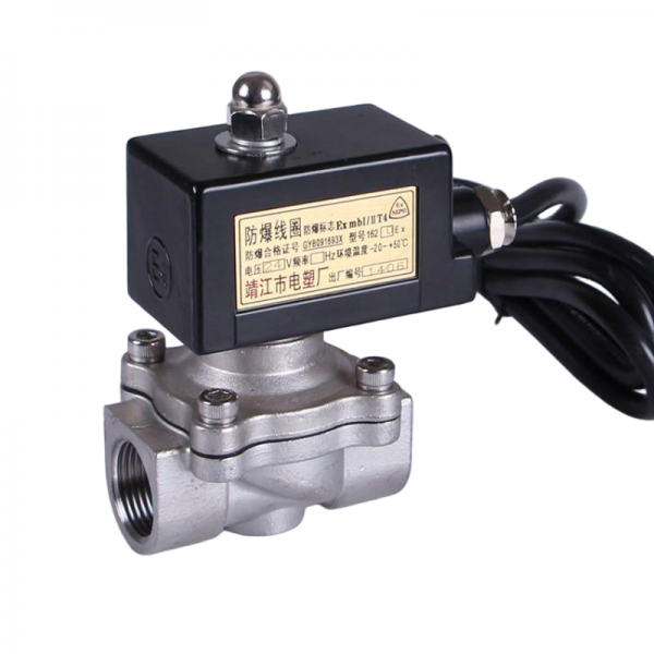 220V 24V Explosion Proof Stainless Steel Normally Closed Lpg Gas Solenoid Valve