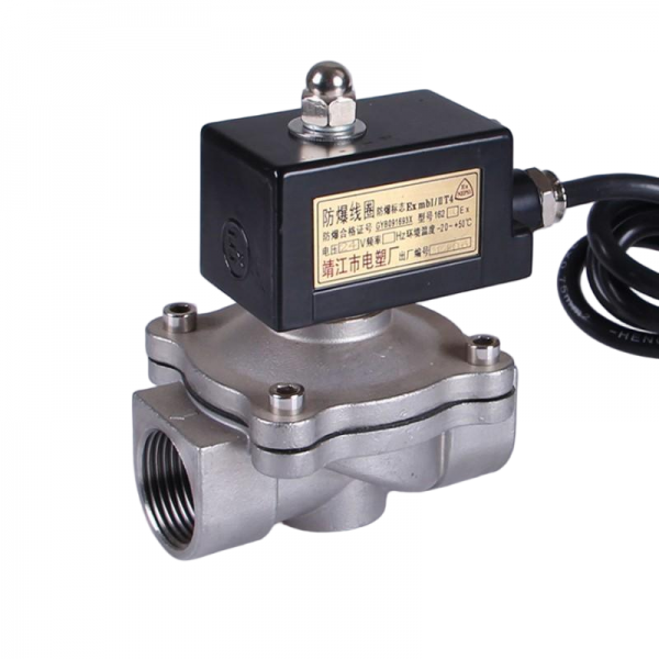 220V 24V Explosion Proof Stainless Steel Normally Closed Lpg Gas Solenoid Valve