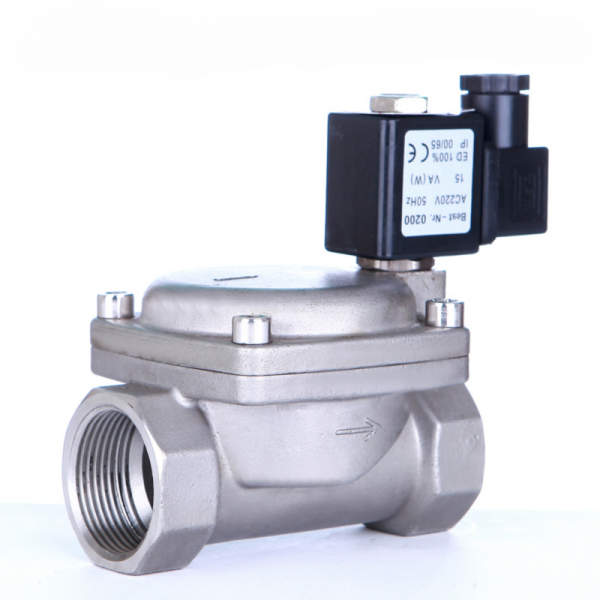 Stainlsess Steel High Pressure 1.6Mpa Solenoid Valve 220V 12V 24V Normally Closed Solenoid Valve