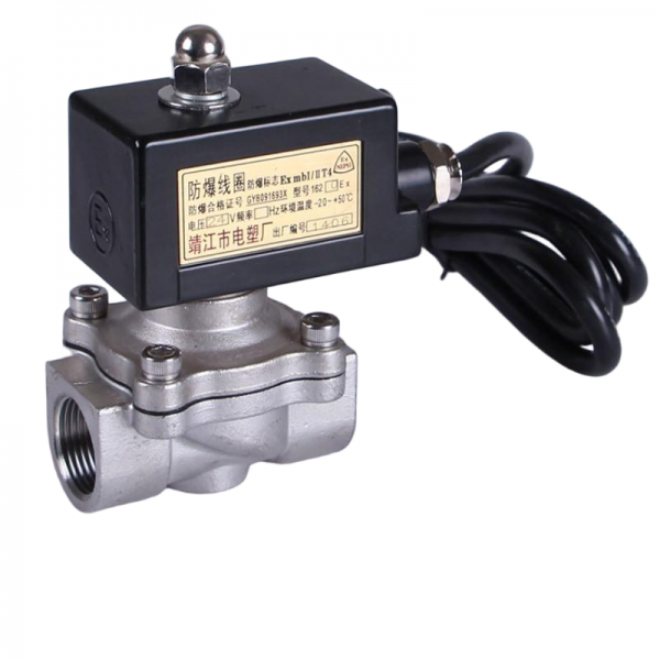 220V 24V Explosion Proof Stainless Steel Normally Closed Lpg Gas Solenoid Valve