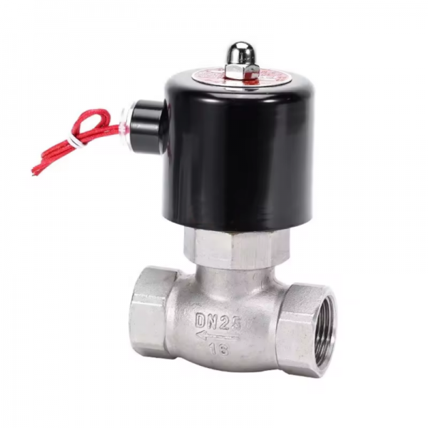 Stainelss Steel Steam Solenoid Valve Normally Closed Hi-Temp Electric Valve 16bar