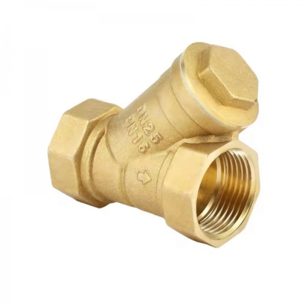 Female Inline Y Mesh Strainer Threads Filter Brass filter valve Y Shaped Brass Strainer Filter Valve