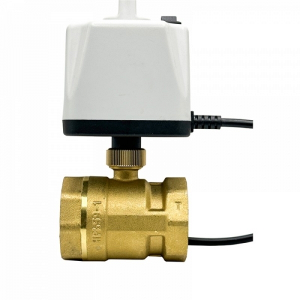 Normally Closed Motorized Ball Valve 220V 12V 24V 2-Wire Brass Electric Ball Valve Witch Switch