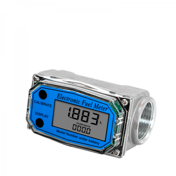 1/2 inch to 2 inch High-Precision Turbine Flowmeter Aluminum Alloy Electronic Digital Display For Water Diesel and Gasoline