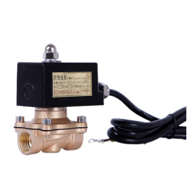 Explosion Proof Brass Solenoid Valve 220V 24V Normally Closed Lpg Gas Solenoid Valve