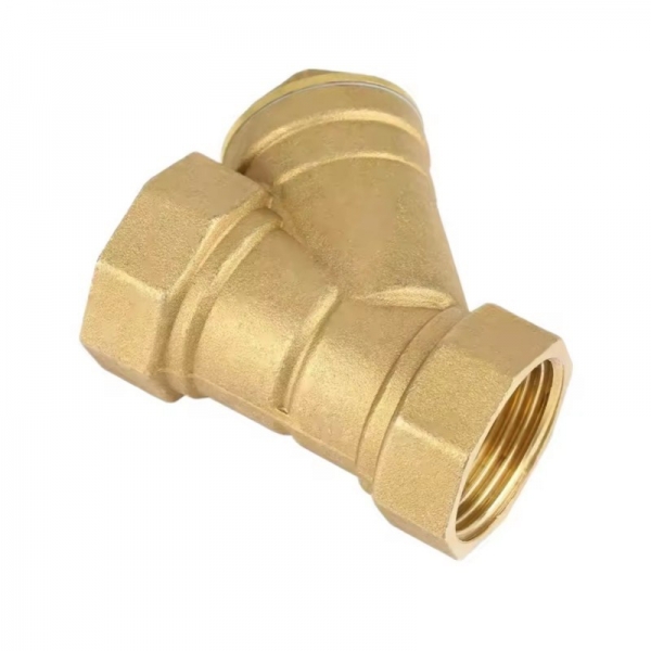 Female Inline Y Mesh Strainer Threads Filter Brass filter valve Y Shaped Brass Strainer Filter Valve