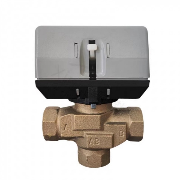 Two Way/ Three Way Brass Motorized Ball Valve AC220V Three Wire Two Control Shut-Off Valve