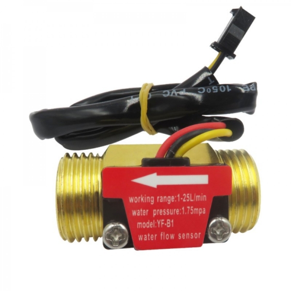 Brass Water Flow Sensor Flowmeter Hall Flow Sensor Water Control Liquid Sensor Switch