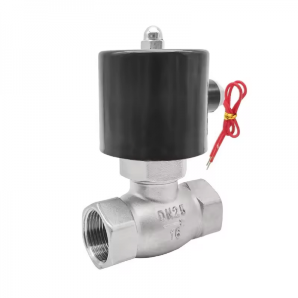 Stainelss Steel Steam Solenoid Valve Normally Closed Hi-Temp Electric Valve 16bar