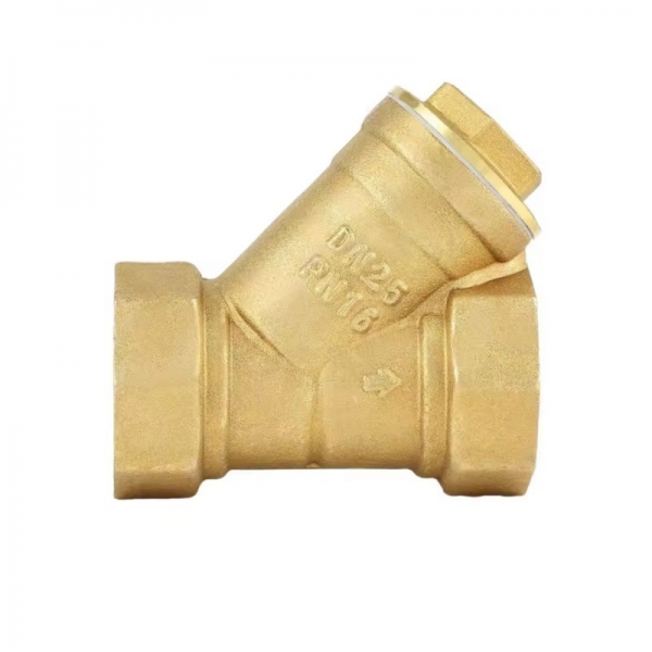 Female Inline Y Mesh Strainer Threads Filter Brass filter valve Y Shaped Brass Strainer Filter Valve