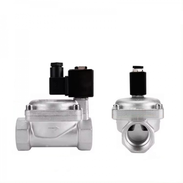 Stainlsess Steel High Pressure 1.6Mpa Solenoid Valve 220V 12V 24V Normally Closed Solenoid Valve