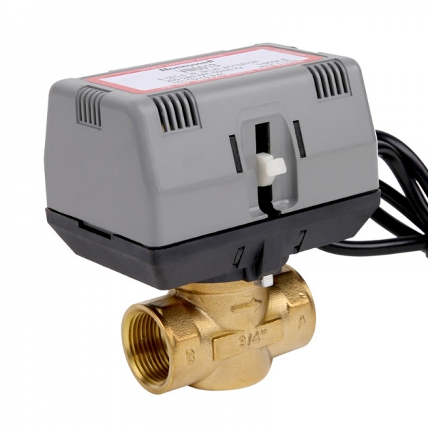 Two Way/ Three Way Brass Motorized Ball Valve AC220V Three Wire Two Control Shut-Off Valve