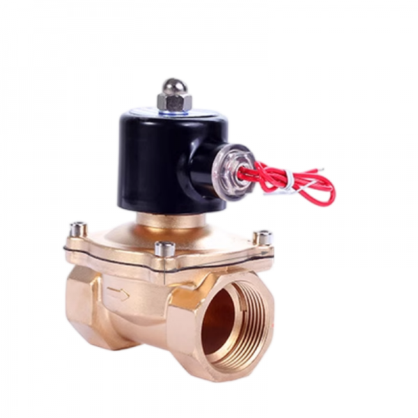 Normally Closed Brass Solenoid Valve 220VAC 110VAC 24VDC 12VDC 24VAC Direct Acting For Water Gas Oil