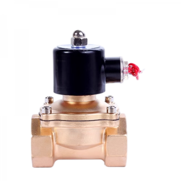 Normally Closed Brass Solenoid Valve 220VAC 110VAC 24VDC 12VDC 24VAC Direct Acting For Water Gas Oil
