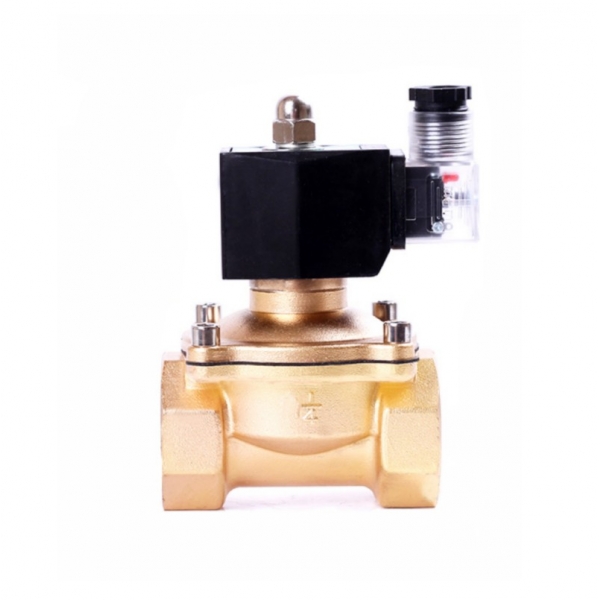 Waterproof Normally Closed Brass Solenoid Valve 220VAC 110VAC 24VDC 12VDC 24VAC Direct Acting For Water Gas Oil