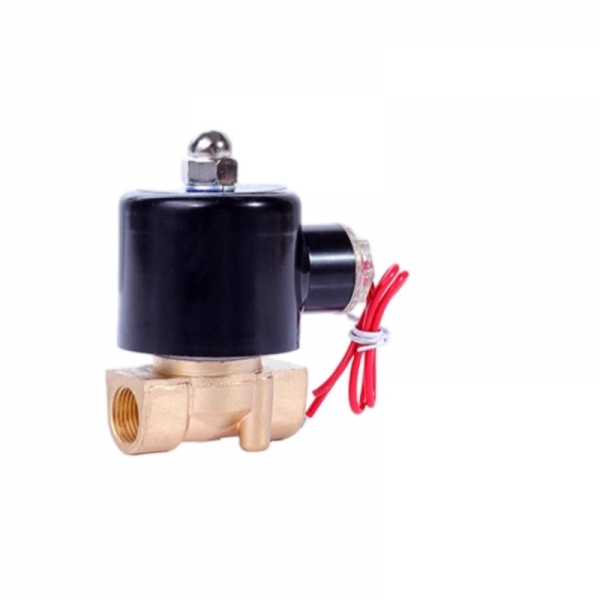 Normally Closed Brass Solenoid Valve 220VAC 110VAC 24VDC 12VDC 24VAC Direct Acting For Water Gas Oil