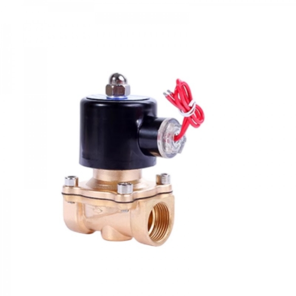 Normally Closed Brass Solenoid Valve 220VAC 110VAC 24VDC 12VDC 24VAC Direct Acting For Water Gas Oil