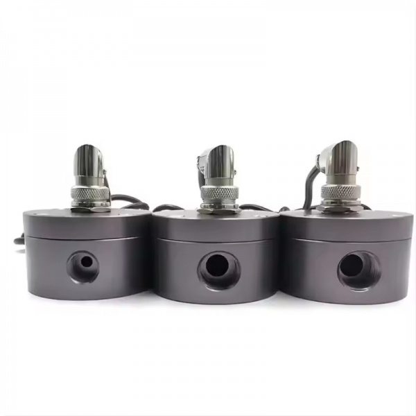  Aluminum Alloy Oval Gear Flowmeter DC5~24V Oil Flow Sensor Hall Sensor Suitable for Diesel Gasoline and Milk