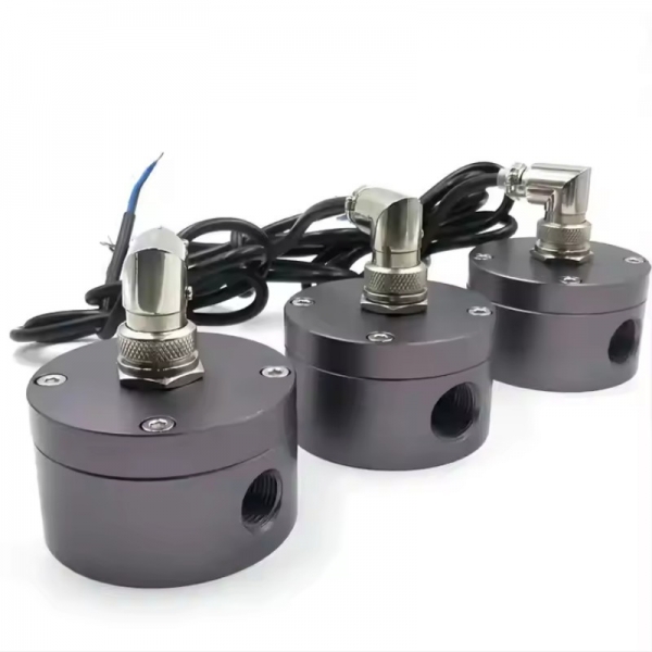  Aluminum Alloy Oval Gear Flowmeter DC5~24V Oil Flow Sensor Hall Sensor Suitable for Diesel Gasoline and Milk