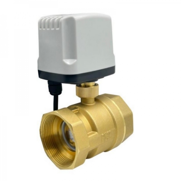  IP65 Waterproof Motorized Ball Valve 3-Wire 2 Control Brass Electric Ball Valve Big Torque Metal Motor