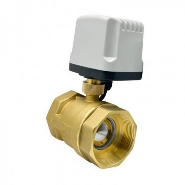  IP65 Waterproof Motorized Ball Valve 3-Wire 2 Control Brass Electric Ball Valve Big Torque Metal Motor