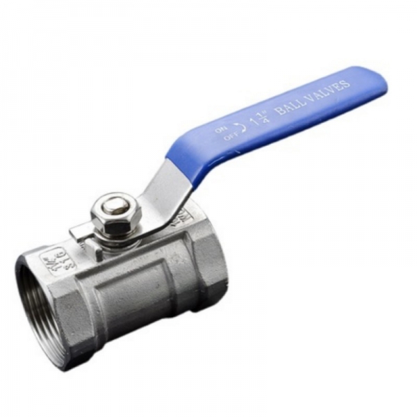 1/2 to 2 inch 304 Stainless Steel Two Way Manual Valve Female Thread Water Switch One-piece Manual Valve