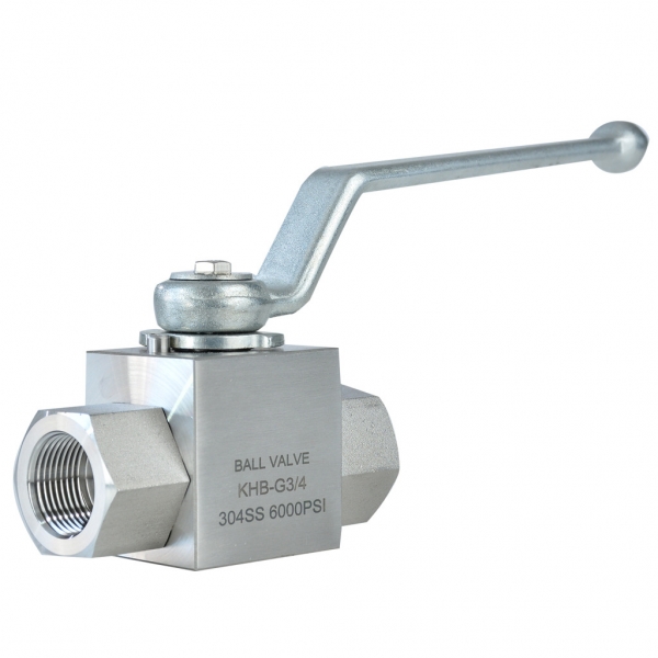 Female Thread 304 Stainless Steel High Pressure Ball Valve Corrosion Resistant High Pressure Hydraulic Ball Valve