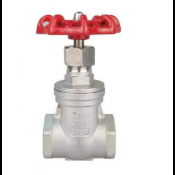 1/4 Inch to 4 Inch Stainless Steel Gate Valve Two Way Female Thread Water Supply Manual Gate Valve For Firewater System