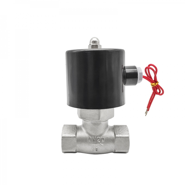 Stainelss Steel Steam Solenoid Valve Normally Closed Hi-Temp Electric Valve 16bar