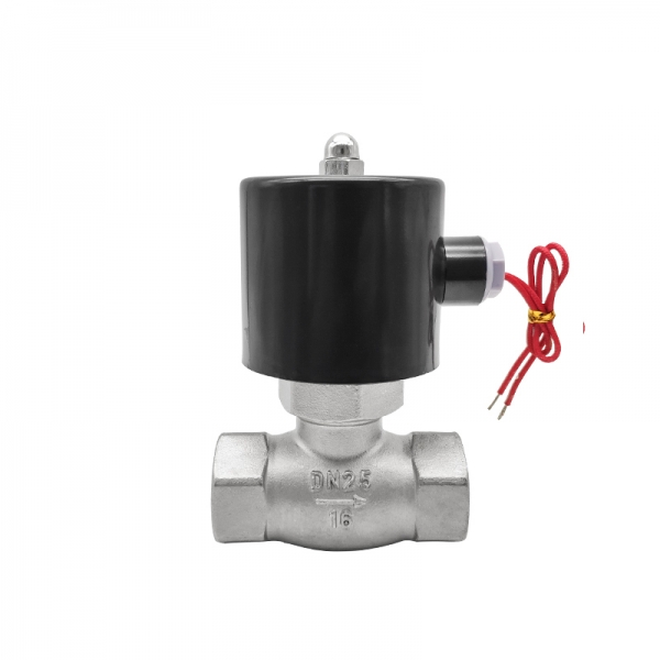 Stainelss Steel Steam Solenoid Valve Normally Closed Hi-Temp Electric Valve 16bar