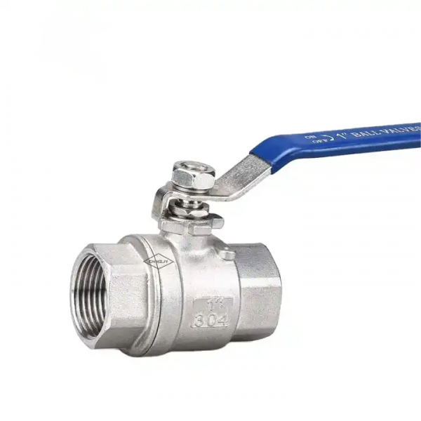 DN15-DN100 304 Stainless Steel Manual Valve Two Pieces Two Way Female Thread Manual Valve