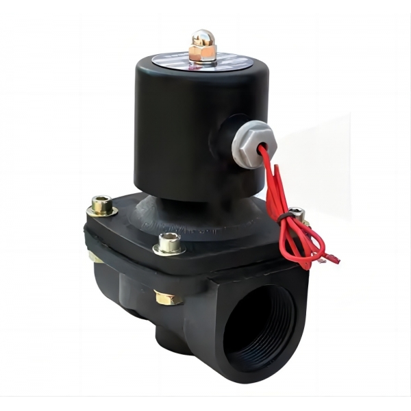 Plastic Solenoid Valve Normally Closed Water Solenoid Valve AC220V DC24V DC12V For Water Oil Air