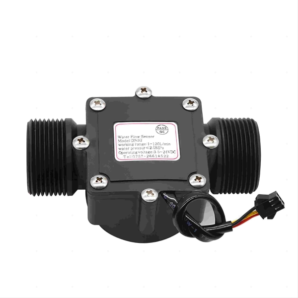 DN15-DN50 Plastic Nylon Flowmeter Hall Effect Switch Sensor Water Counter Liquids Flow Sensor For Pool