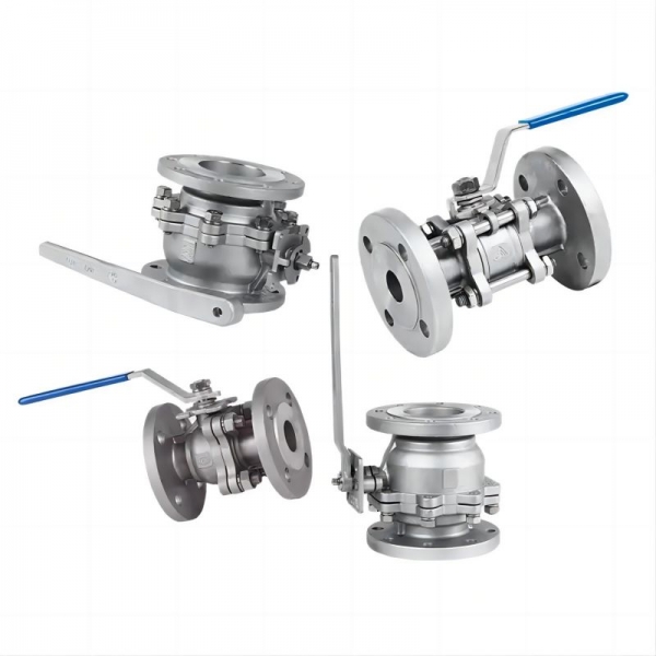 1/2 inch to 4 inch Stainless Steel Handle Ball Valve Manual Control Water Pipe Fitting Standard Multi Size Flange Ball Valve