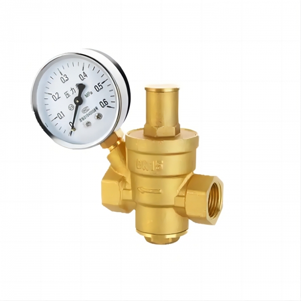 Brass Water Pressure Reducing Maintaining Valve DN15/DN20/DN25/DN32 Regulator Adjustable Relief Valve Gauge