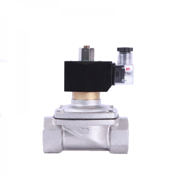 Normally Open 220v 12v 230v Stainless Steel DN50 Pneumatic Solenoid Valve