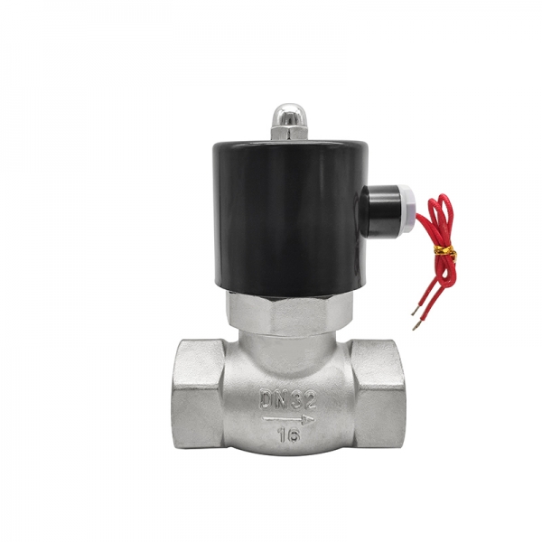 Stainelss Steel Steam Solenoid Valve Normally Closed Hi-Temp Electric Valve 16bar