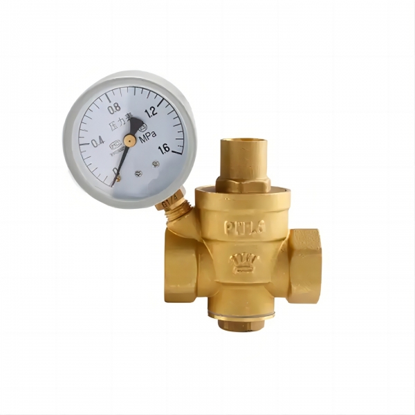 Brass Water Pressure Reducing Maintaining Valve DN15/DN20/DN25/DN32 Regulator Adjustable Relief Valve Gauge