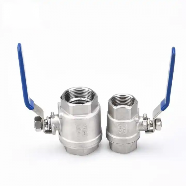 DN15-DN100 304 Stainless Steel Manual Valve Two Pieces Two Way Female Thread Manual Valve