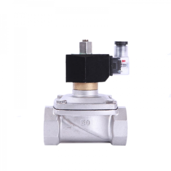 Normally Open 220v 12v 230v Stainless Steel DN50 Pneumatic Solenoid Valve